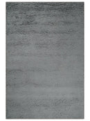 Gray Modern Solid Design Hand Woven Wool Area Rug