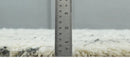 Plush Thick Beni Ourain 8x10.5 Ivory and Charcoal Geometrical design Moroccan Rug Made with fine Wool