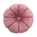 Plush white & soft pink 3d flowers pillows bedroom home decor