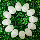 Set of 144 White Plastic Easter Eggs 2.25 Inches