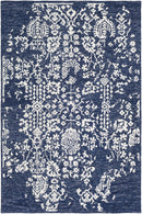 Poole Navy Wool Area Carpet