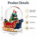 Penguin Sleigh Ride Mini Water Snow Globe