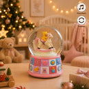Lullaby Baby Nursery Music Box with Teddy Bear Water Globe
