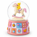 Lullaby Baby Nursery Music Box with Teddy Bear Water Globe