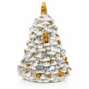 White Christmas Tree Spinning Musical Figurine