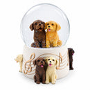 Dogs Party Musical Water Snow Globe