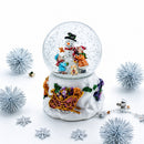 Snowman Embrace Musical Water Snow Globe