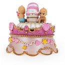 Animated Musical Cradle Babies Figurine - Rotating Nursery Song Music Box
