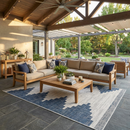 Djugun Navy Indoor & Outdoor Area Rug - Clearance
