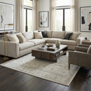 Tigried Ivory & Gray 2323 Area Rug - Clearance