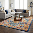 Istanbullu Orange Area Rug - Clearance