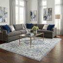 Blue Hiti Washable area rug - Clearance