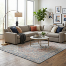 Wacousta Red&Blue Washable Rug - Clearance
