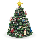 Rotating Melody Tree: Tabletop Christmas Tree with Music Box Rotation
