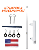 RV Flagpole Kit – Telescoping Pole + Ladder Mount | Poles and Holders