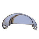 Hoosier Bin Pull Classic Stamped Brass, Available in Polished Brass and Nickel Finishes, 1-1/4" x 3-1/4"