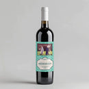 Polka Dot Bridesmaid Wine Label