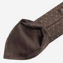 Mattei - Silk Grenadine Tie - Brown