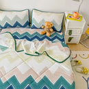 Polka dot smile white & red cool comforter set bedroom ruffled bedding