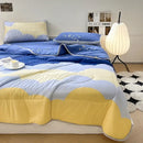 Polka dot smile white & red cool comforter set bedroom ruffled bedding