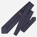 Pisa - Silk Jacquard Tie - Navy