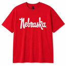 Nebraska Polka Dot Sewn Appliqué Red Licensed Youth Shirt | Multiple Sizes | H.Flynn Designs