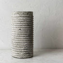 Polopina Gray Textured Cylindrical Decor - Clearance