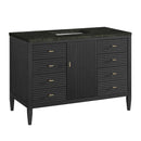 James Martin Myrrin 48" Single Bathroom Vanity, Carbon Oak