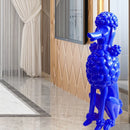 Poodle Floor Figurine