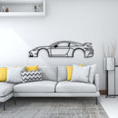 Porsche 911 GT3 RS Car Silhouette