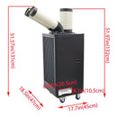 Portable 5L 220V 1.1KW Commercial Spot Cooler Tank With Wheels (SAK12761)