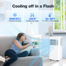 Portable Air Conditioner with Dehumidifier & Fan Modes A5407