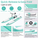 Portable Inflatable Water Marine Pedal Water Bike Kit With Accessories (SAK61284)