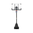 Portable Outdoor All-Weather Height Adjustable Basketball Hoop With 44-Inch Backboard And Wheels, 10FT (SAK58741)