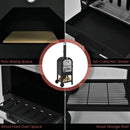 Portable Outdoor Wood Fired Pizza Oven W/ Pizza Stone & Waterproof Cover (SAK82635)
