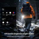 Portable T7 LED Flashlight Keychain with Magnet Base