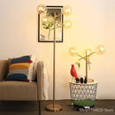 Post-modern gold decorbites glass bubble floor lamp for living room