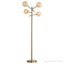 Post-modern gold decorbites glass bubble floor lamp for living room