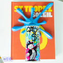 Graffiti Monopy Splash - Spray Can Sculpture