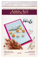 Postcard cross-stitch kit - Among stars and clouds AOO-001