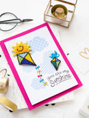 Postcard cross-stitch kit - Be pleased of your life! AOO-005