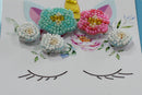 Postcard cross-stitch kit - Believe in miracles! AOO-007