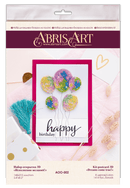Postcard cross-stitch kit - Making dreams come true! AOO-002