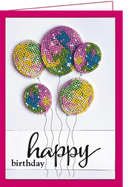 Postcard cross-stitch kit - Making dreams come true! AOO-002