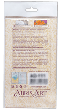 Postcard cross-stitch kit - Snow holiday AO-152
