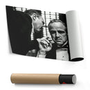 The Godfather Canvas Art – Black & White Wall Decor