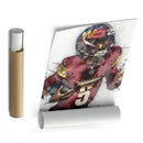 Jayden Daniels Canvas Art – Washington Commanders Wall Decor