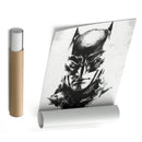 Batman Face Canvas – DC Comics Wall Art Gift for Superhero Fans and Man Cave Decor