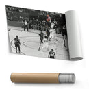 Anthony Davis Buzzer Beater Canvas Art - Lakers Wall Decor