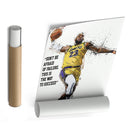 LeBron James Quote Canvas Art – Lakers Wall Decor
